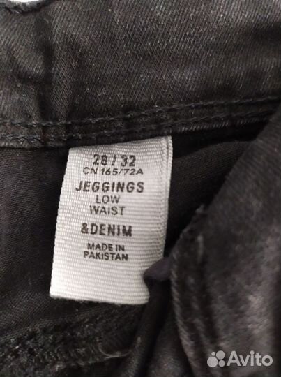 Джинсы hm с моделирующим фигуру эффектом 44 р-р