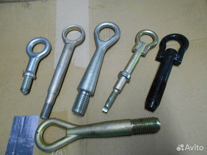 Крюки буксировочные на Автомобили разных марок