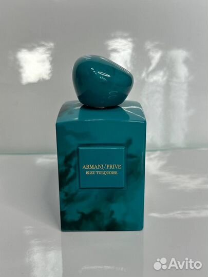 Armani Prive bleu turquoise