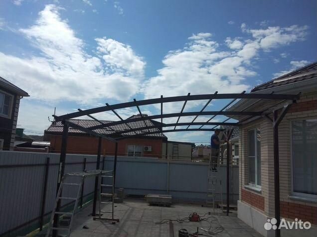 Навесы из поликарбоната под ключ