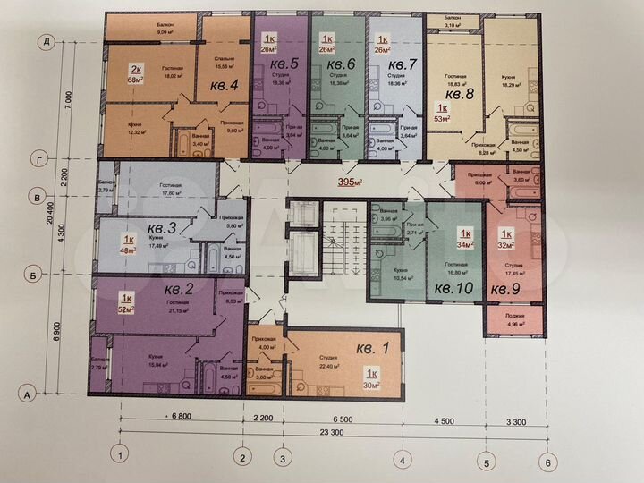 1-к. квартира, 48 м², 12/12 эт.