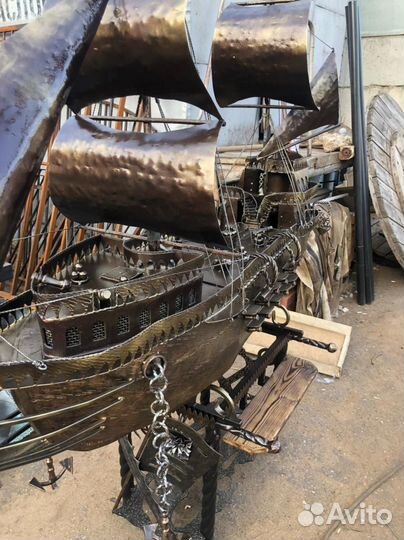 Мангал с печью под казан и крышей