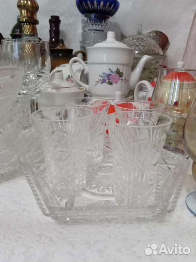 Посуда: хрусталь, фарфор, стекло, керамика