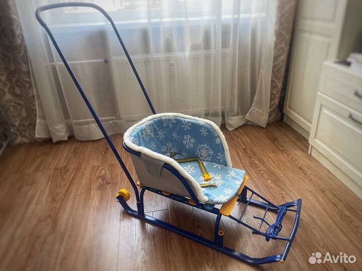 Детские санки коляска