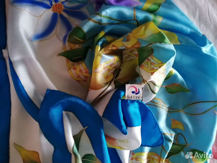 Rosa Parks подписной платок натуральный шёлк 90х90