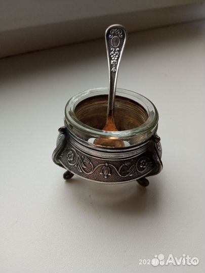 Солонка мельхиор СССР