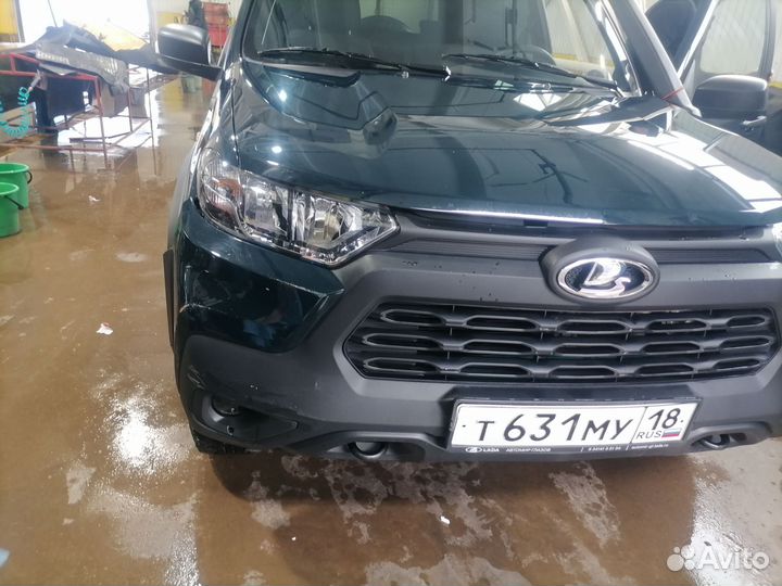 Бампер передний нива тревел