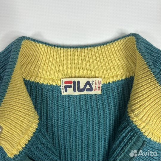 Винтажный свитер Fila Made In Italy Оригинал