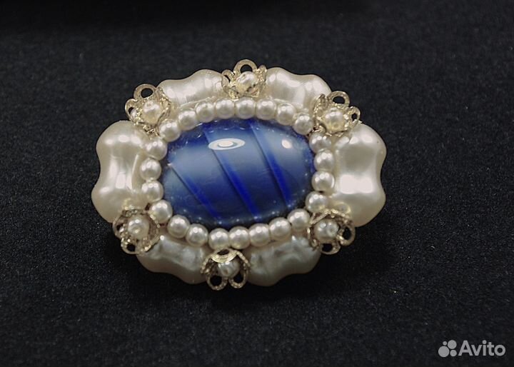 Винтажная брошь Чехословакия 70гг