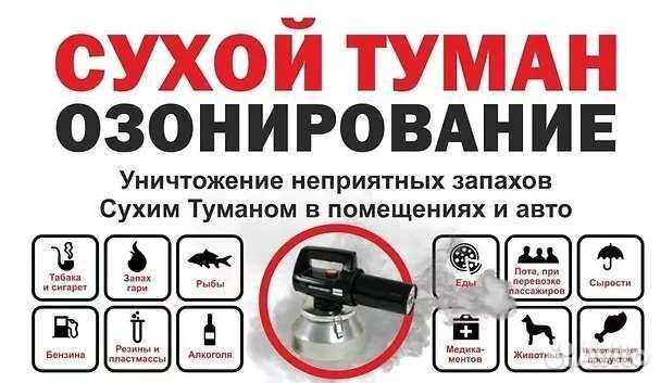 Озонирование автомобиля и помещений