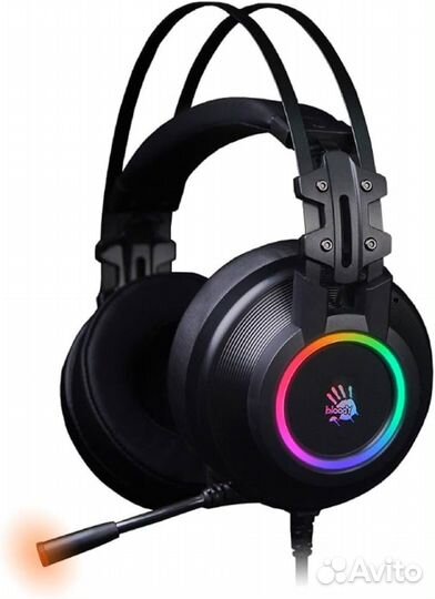 Игровая гарнитура с rgb подсветкой bloody g528c