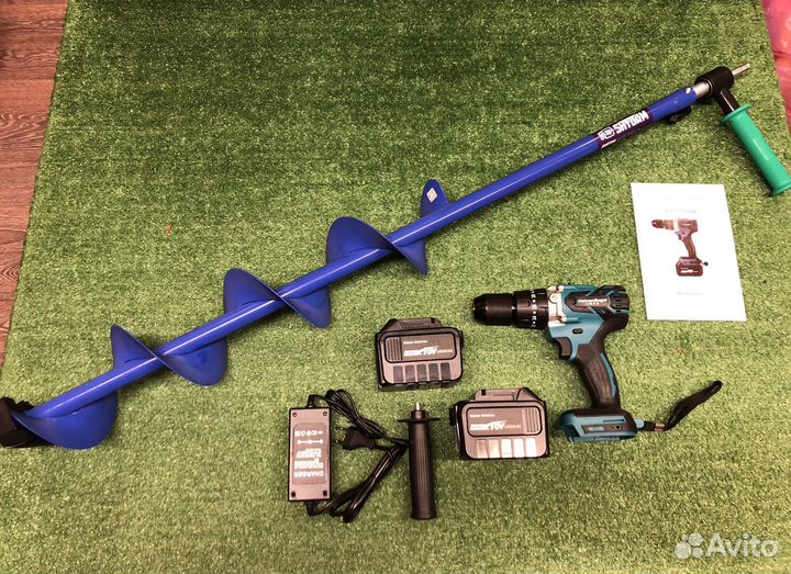 Шуруповёрт+шнек комплект
