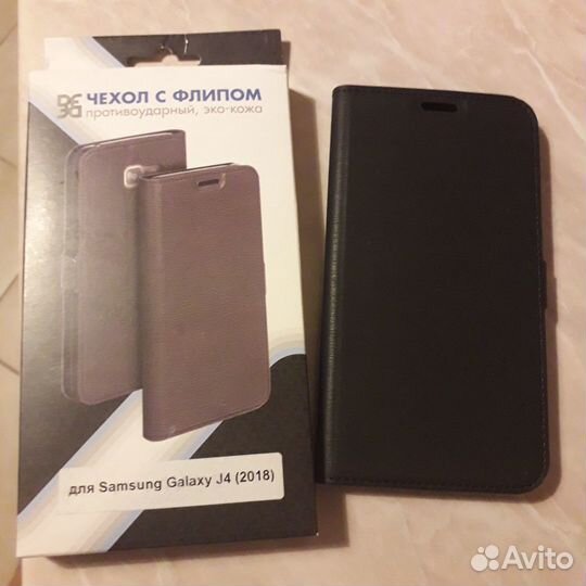 Чехол с флипом для samsung J4