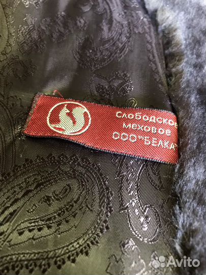 Шуба мутон+ норка