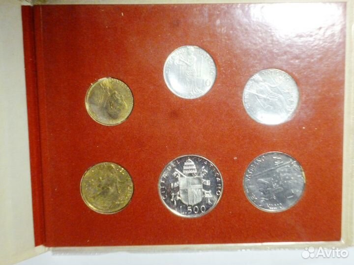 Набор монет Ватикан Набор монет 1981 года 1981 UNC