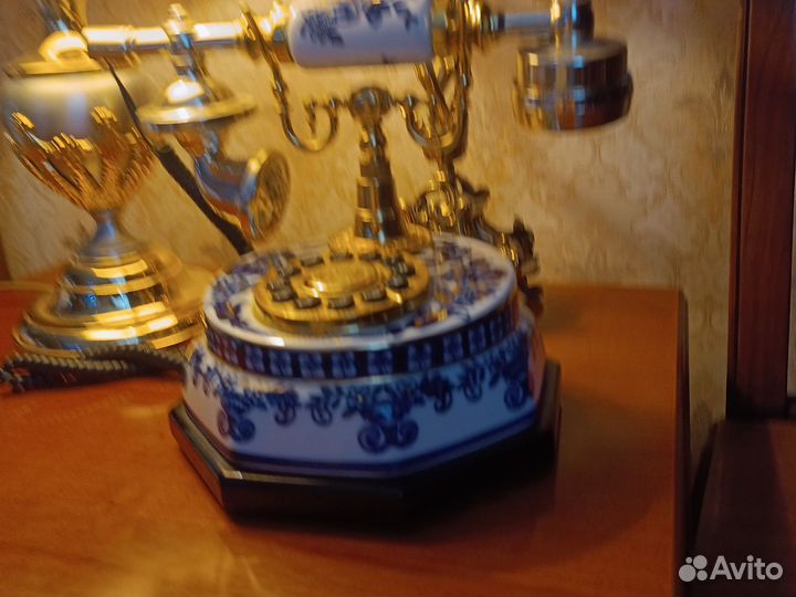 Телефон гжель