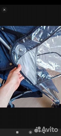 Коляска трость Maclaren quest, цвет деним индиго