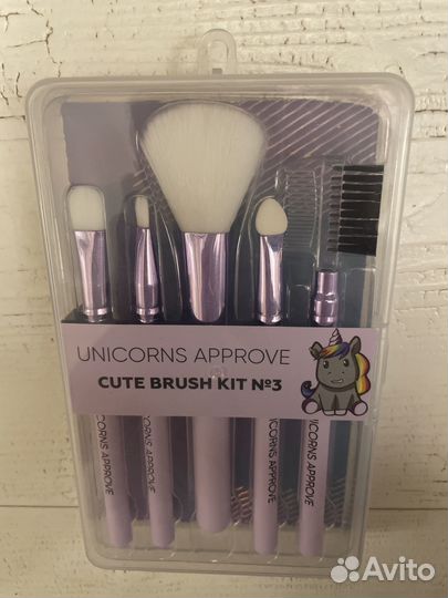 Новый Набор кистей unicorns approve №3