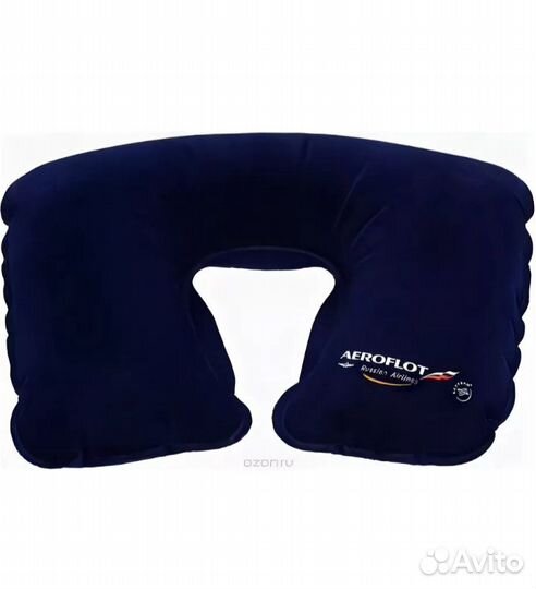 Туристическая надувная подушка Аэрофлот новая