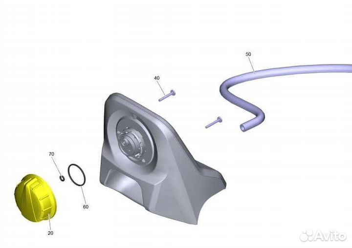 Кзч крепления шланга на Karcher K7