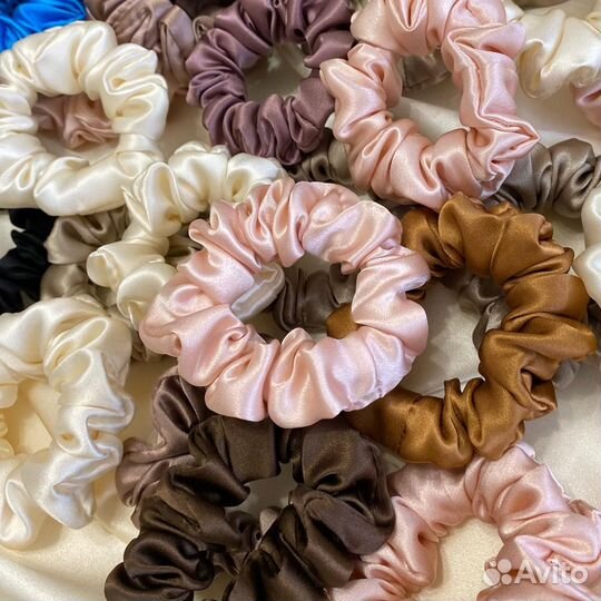 Шелковые резинки для волос