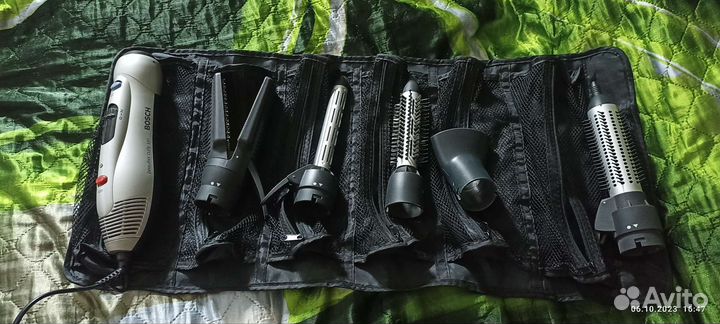 Фен расчёска с насадками