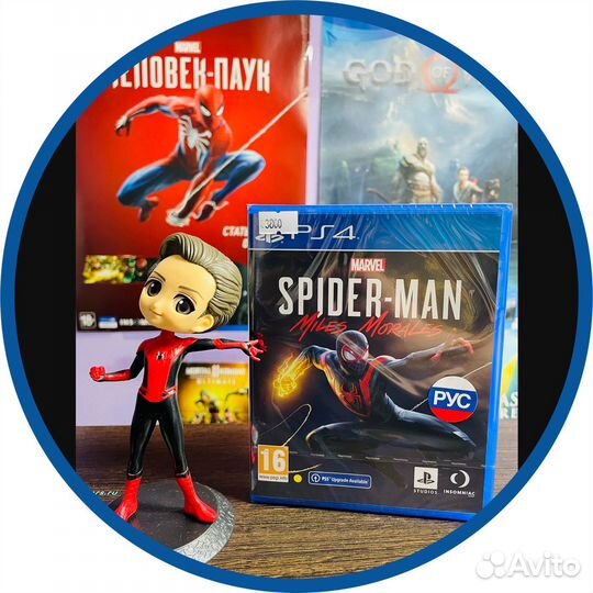 Spider man Человек -Паук Майлз Моралес PS4