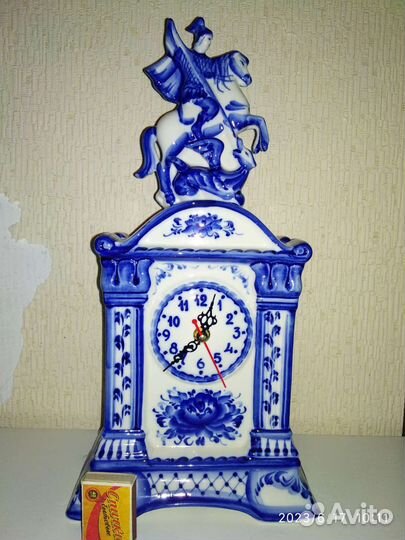 Часы / Георгий Победоносец / Будашкина / Гжель