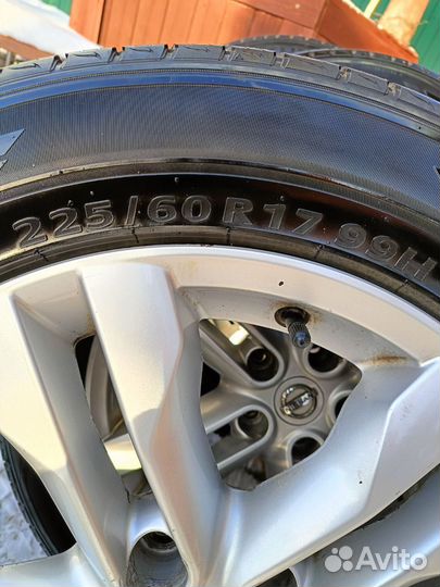 Колеса на nissan x trail летние