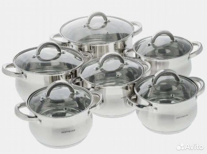 Качественный набор кастрюль 6 шт