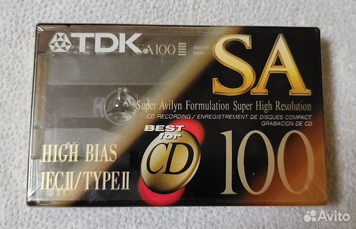 Аудиокассеты tdk sa-100