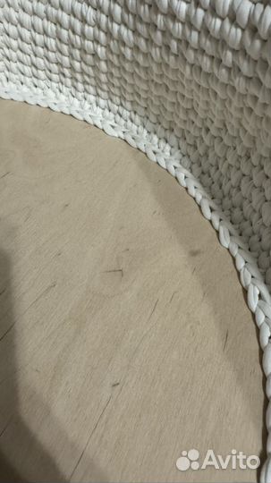 Вязаная люлька для новорожденного