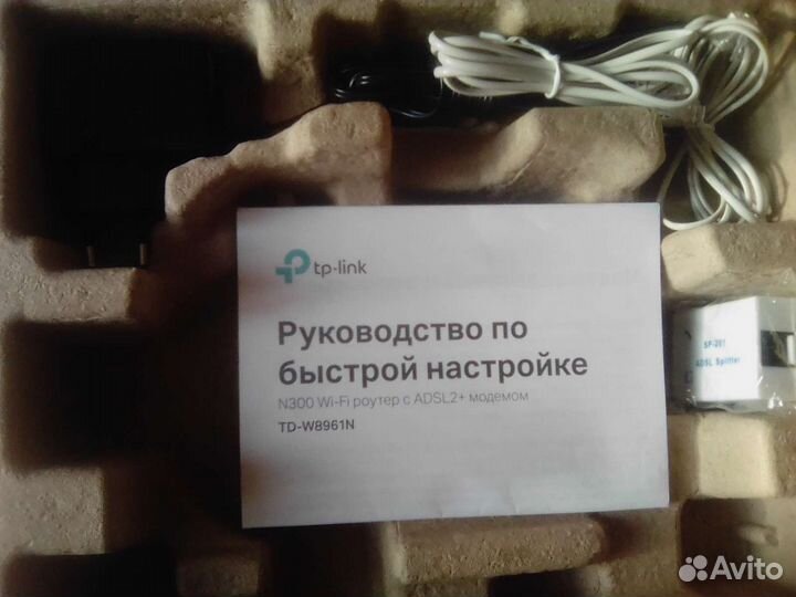 Adsl2+модем роутер Wi-fi Tp- link