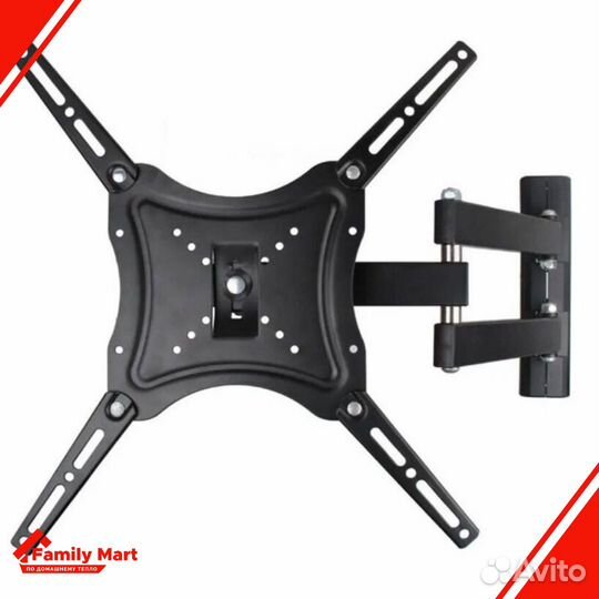 Кронштейн для тв настенный поворотно наклонный