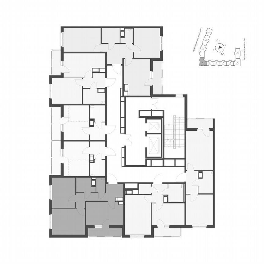 2-к. квартира, 52,6 м², 11/12 эт.