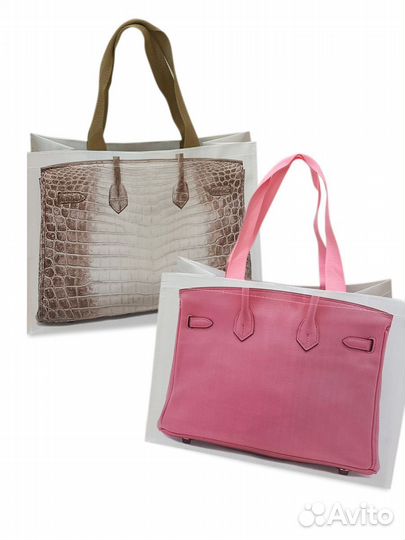 Сумка шоппер в стиле Hermes Birkin