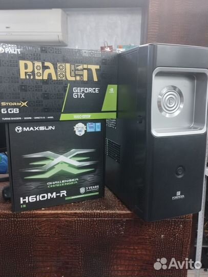 Игровой пк I3 12100F+Gtx 1660 Super 6Gb