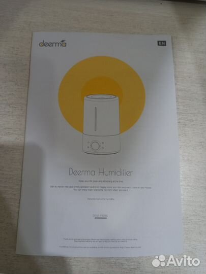 Увлажнитель воздуха deerma, объем 5 л