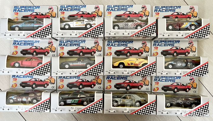 Лот из 12-и машинок SunnySide, Superior racers 3
