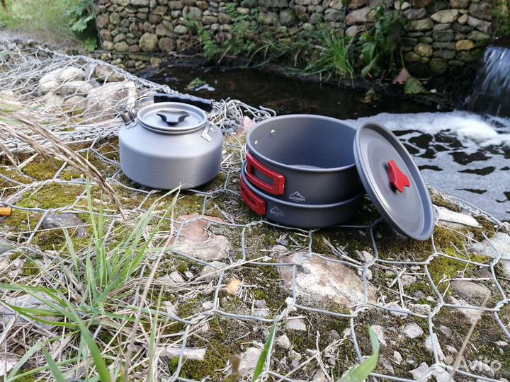 Складной Набор Туристической Посуды Доставка по РФ