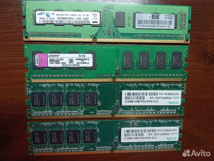 Оперативная память ddr2, ddr3