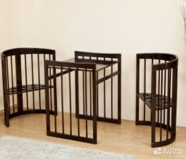 Овальная кроватка-трансформер 8 в 1 « Паулина-2»