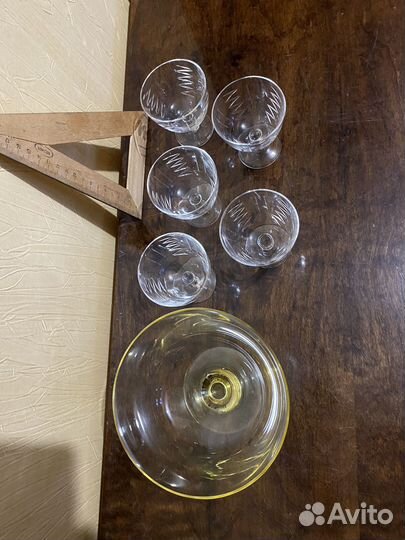 Рюмки стекло, хрусталь СССР