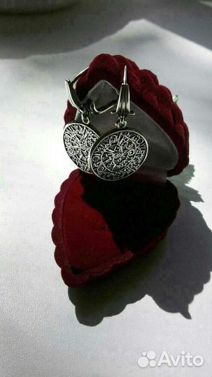 Серьги серебро