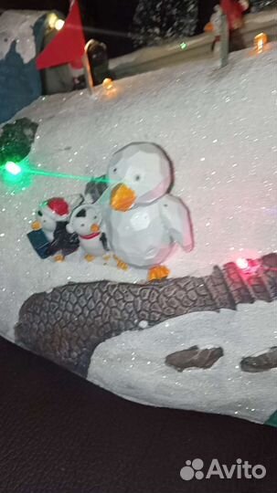 Новогодняя композиция с движ и подсветкой