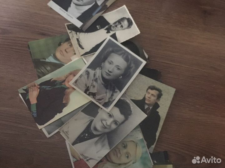 Открытки и фото актёров СССР