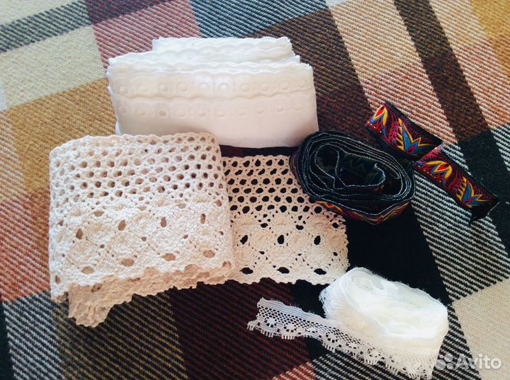 Тесьма. Шитьё х/б. Кружево. Винтаж. Новые