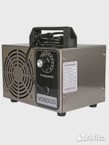 Озонатор генератор озона на 60г/ч с вентилятором