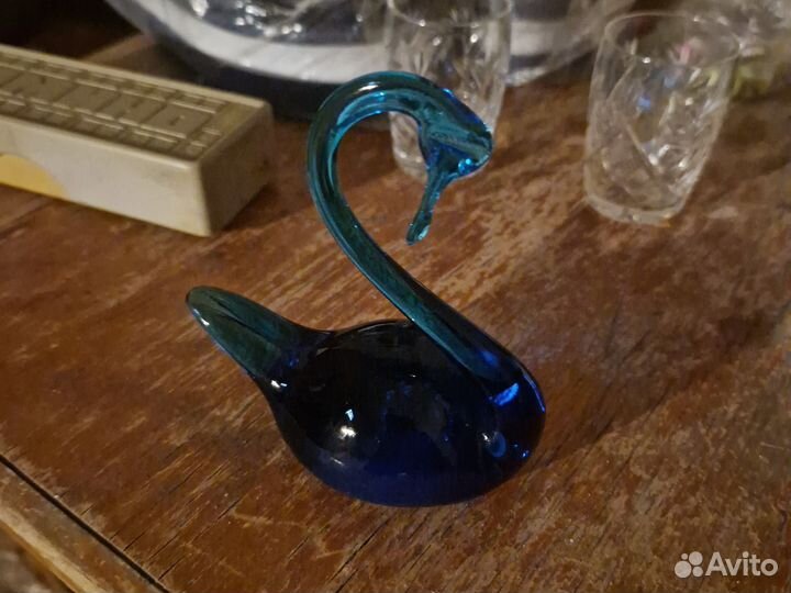 Лебедь СССР голубой ретро