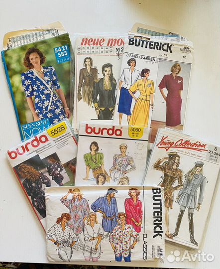 Выкройки бурда, butterick